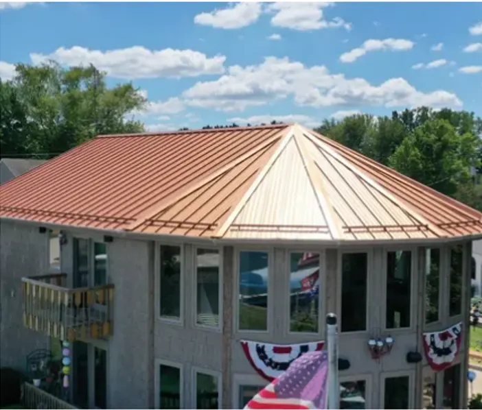 Commercial roof inspection documented in Hawthorns